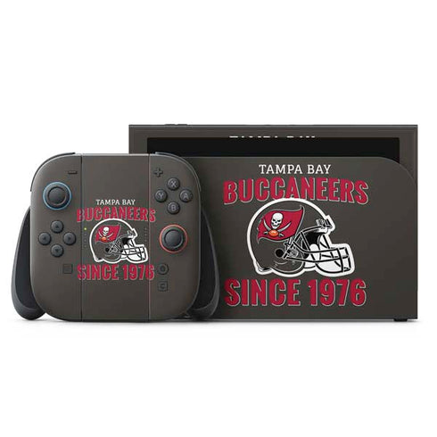 NFL Tampa Bay Buccaneers Helmet Nintendo Switch 2 (2025) with Joy-Con Skin