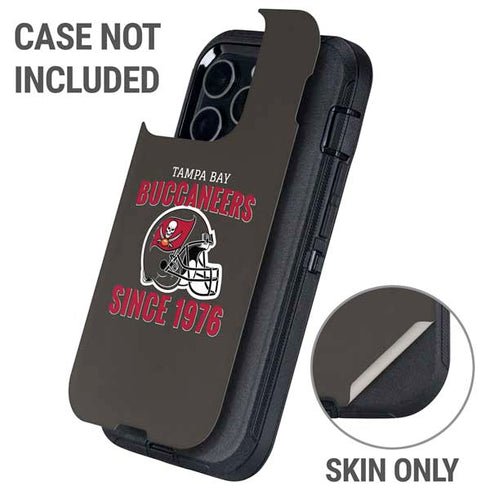 NFL Tampa Bay Buccaneers Helmet Otterbox Defender iPhone Skin
