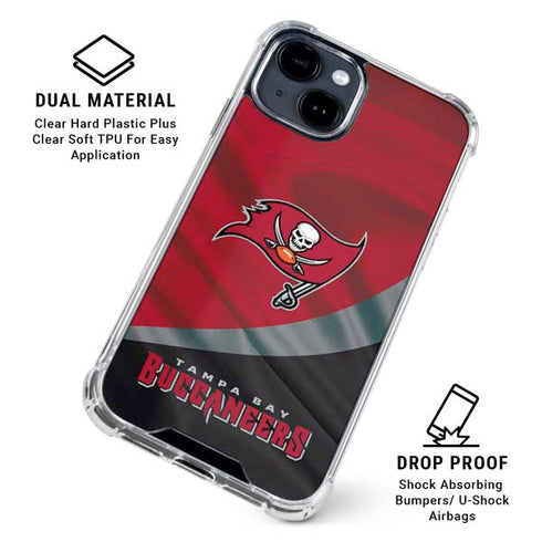 NFL Tampa Bay Buccaneers iPhone 15 Clear Case