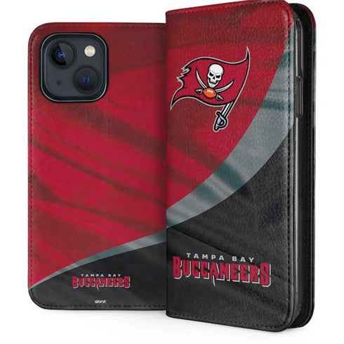 NFL Tampa Bay Buccaneers iPhone 15 Plus Folio Case
