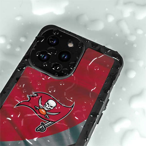 NFL Tampa Bay Buccaneers iPhone 15 Pro Waterproof Case