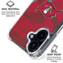 NFL Tampa Bay Buccaneers iPhone 16 Clear Case