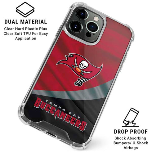 NFL Tampa Bay Buccaneers iPhone 16 Pro Max Clear Case