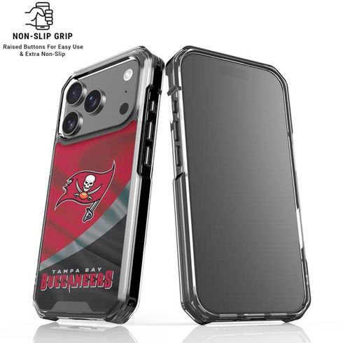 NFL Tampa Bay Buccaneers iPhone 17 Pro Clear Case