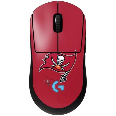 NFL Tampa Bay Buccaneers Large Logo G Pro Wireless Gaming Mouse Skin