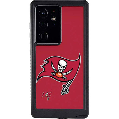 NFL Tampa Bay Buccaneers Large Logo Galaxy S24 Ultra Waterproof Case