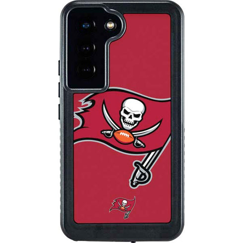 NFL Tampa Bay Buccaneers Large Logo Galaxy S24 Waterproof Case