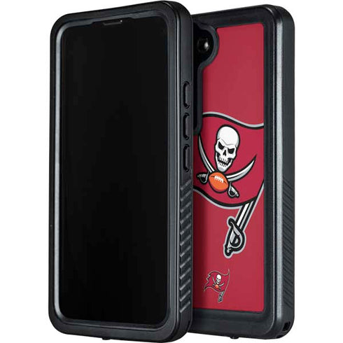 NFL Tampa Bay Buccaneers Large Logo Galaxy S24 Waterproof Case