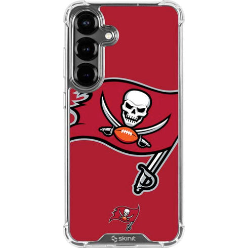 NFL Tampa Bay Buccaneers Large Logo Galaxy S26 Plus Clear Case
