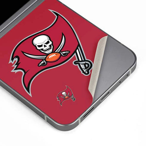 NFL Tampa Bay Buccaneers Large Logo Galaxy Z Flip6 Skin