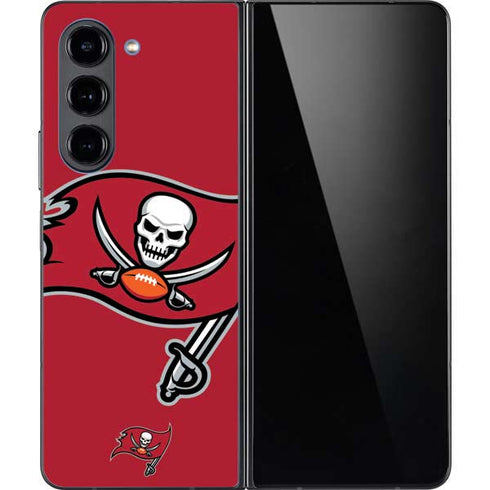 NFL Tampa Bay Buccaneers Large Logo Galaxy Z Fold5 5G Skin