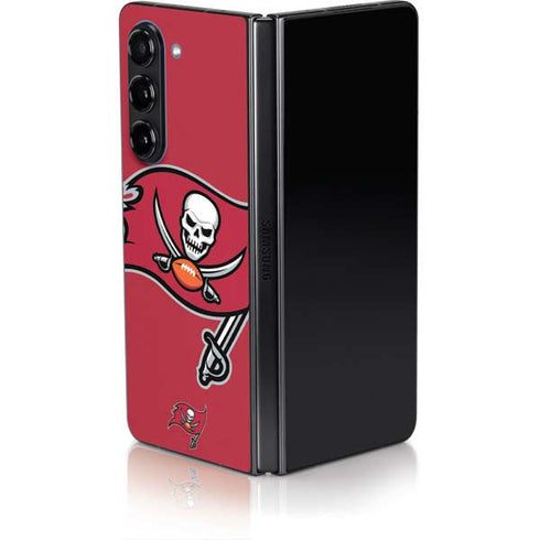 NFL Tampa Bay Buccaneers Large Logo Galaxy Z Fold5 5G Skin