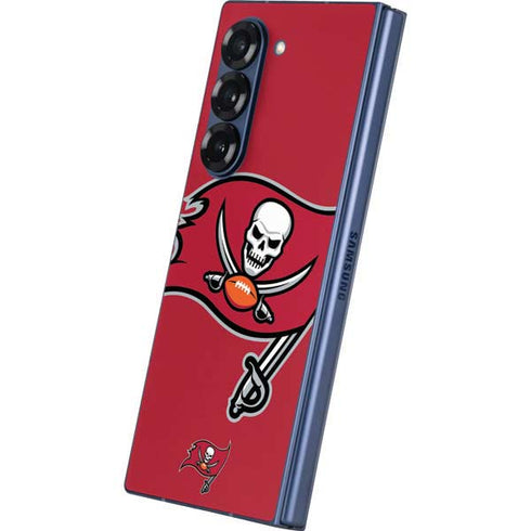 NFL Tampa Bay Buccaneers Large Logo Galaxy Z Fold6 Skin