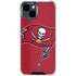 NFL Tampa Bay Buccaneers Large Logo iPhone 15 Clear Case