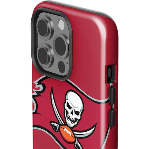 NFL Tampa Bay Buccaneers Large Logo iPhone 15 Pro Impact Case