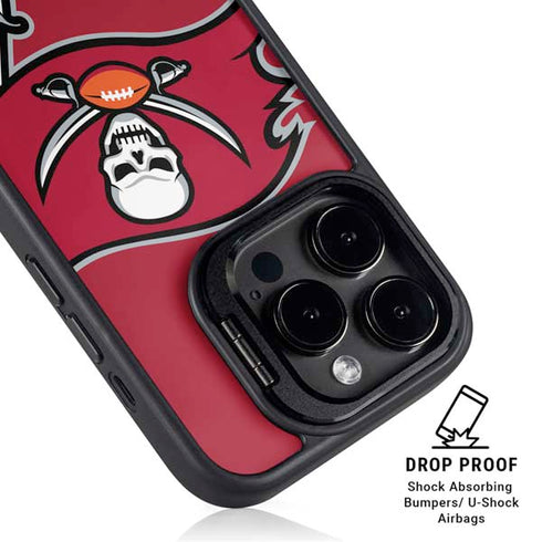NFL Tampa Bay Buccaneers Large Logo iPhone 15 Pro Max Kickstand Case