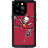 NFL Tampa Bay Buccaneers Large Logo iPhone 15 Pro Waterproof Case