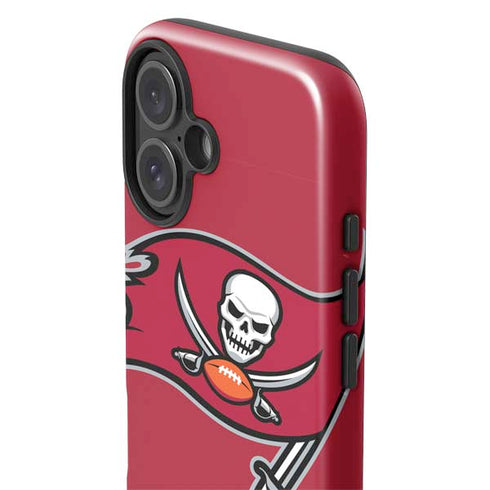 NFL Tampa Bay Buccaneers Large Logo iPhone 16 Impact Case