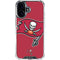 NFL Tampa Bay Buccaneers Large Logo iPhone 16 Plus Clear Case