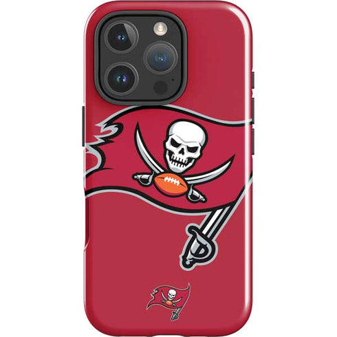 NFL Tampa Bay Buccaneers Large Logo iPhone 16 Pro Impact Case