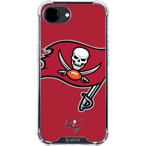 NFL Tampa Bay Buccaneers Large Logo iPhone 16e Clear Case