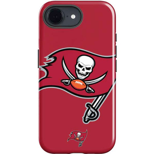 NFL Tampa Bay Buccaneers Large Logo iPhone 16e Impact Case