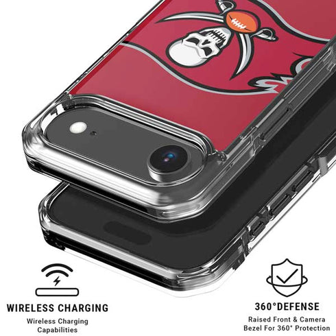 NFL Tampa Bay Buccaneers Large Logo iPhone 17 Air Clear Case