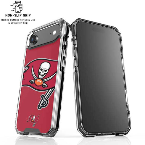 NFL Tampa Bay Buccaneers Large Logo iPhone 17 Air Clear Case