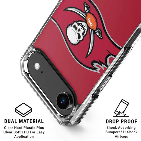 NFL Tampa Bay Buccaneers Large Logo iPhone 17 Air MagSafe Case