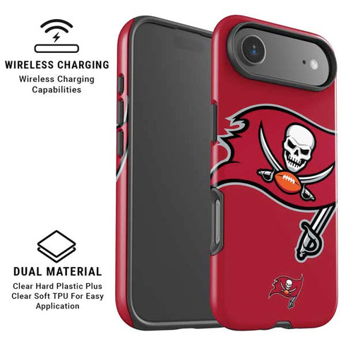 NFL Tampa Bay Buccaneers Large Logo iPhone 17 Air Magsafe Impact Case