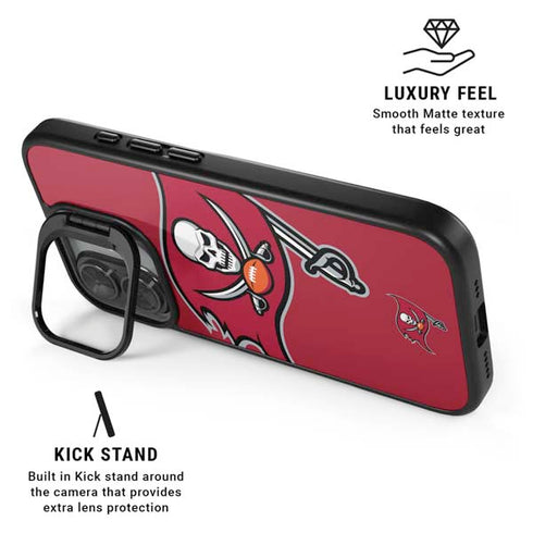 NFL Tampa Bay Buccaneers Large Logo iPhone 17 Kickstand Case