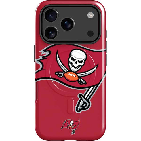 NFL Tampa Bay Buccaneers Large Logo iPhone 17 Pro Max Magsafe Impact Case