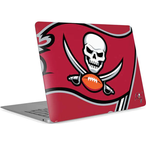 NFL Tampa Bay Buccaneers Large Logo Apple MacBook Air Skin