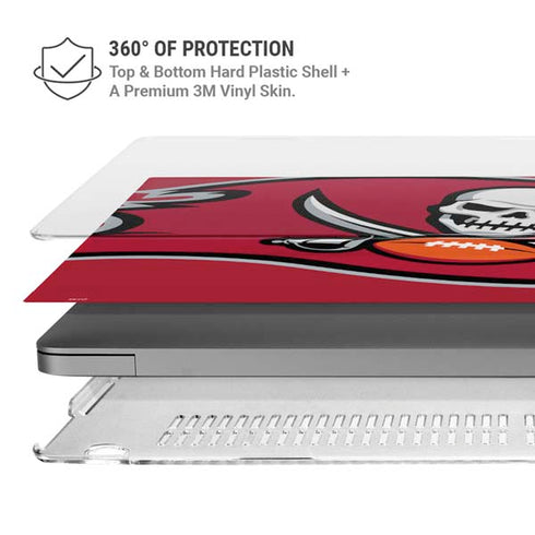 NFL Tampa Bay Buccaneers Large Logo MacBook Cases