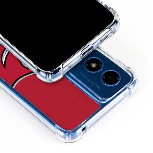 NFL Tampa Bay Buccaneers Large Logo Moto G 5G (2024) Clear Case