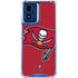 NFL Tampa Bay Buccaneers Large Logo Moto G Play 4G (2024) Clear Case