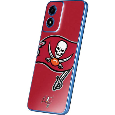 NFL Tampa Bay Buccaneers Large Logo Moto G Play 4G (2024) Skin