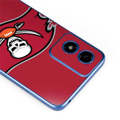 NFL Tampa Bay Buccaneers Large Logo Moto G Play 4G (2024) Skin