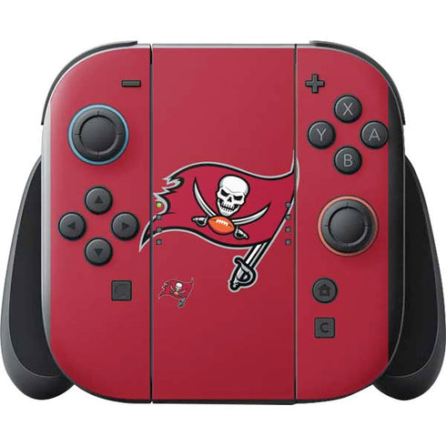NFL Tampa Bay Buccaneers Large Logo Nintendo Switch 2 (2025) with Joy-Con Skin