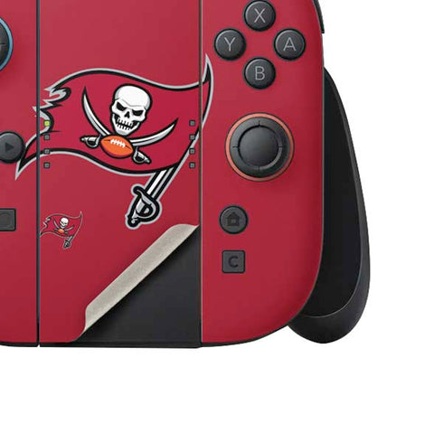 NFL Tampa Bay Buccaneers Large Logo Nintendo Switch 2 (2025) Joy-Con Controller Skin