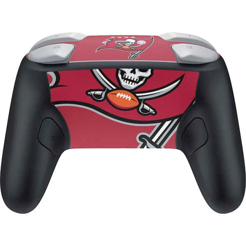 NFL Tampa Bay Buccaneers Large Logo Nintendo Switch 2 (2025) Pro Controller Skin
