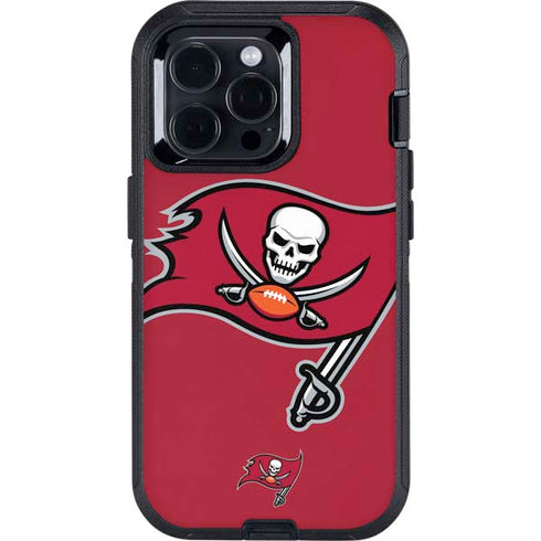 NFL Tampa Bay Buccaneers Large Logo Otterbox Defender iPhone Skin