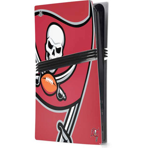 NFL Tampa Bay Buccaneers Large Logo PS5 Pro Console Skin