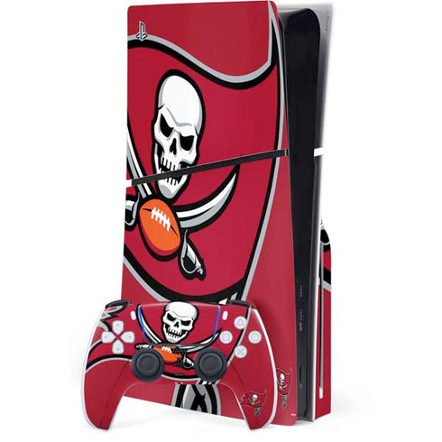 NFL Tampa Bay Buccaneers Large Logo PlayStation PS5 Skins
