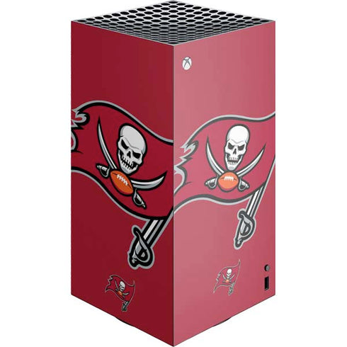 NFL Tampa Bay Buccaneers Large Logo XBox Series X Digital Edition Console Skin