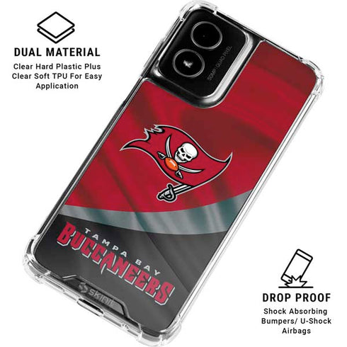 NFL Tampa Bay Buccaneers Moto G Power 5G (2024) Clear Case