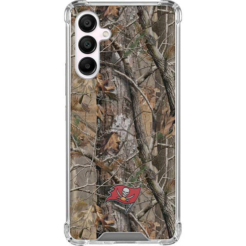 NFL Tampa Bay Buccaneers Realtree AP Camo Galaxy A16 5G Clear Case