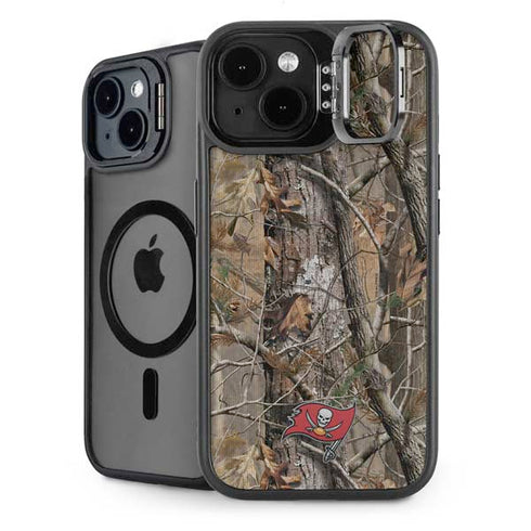 NFL Tampa Bay Buccaneers Realtree AP Camo iPhone 15 Kickstand Case