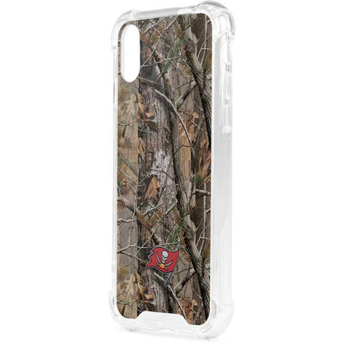 NFL Tampa Bay Buccaneers Realtree AP Camo iPhone XS Clear Case