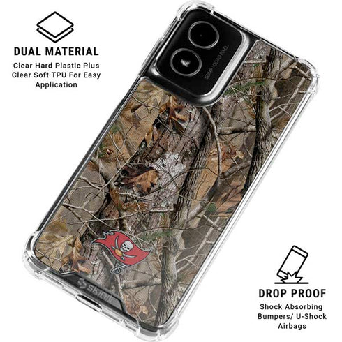 NFL Tampa Bay Buccaneers Realtree AP Camo Moto G Power 5G (2024) Clear Case